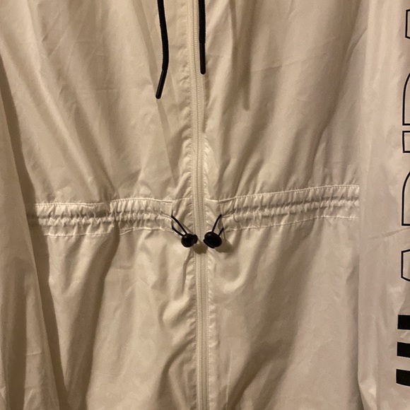 ADIDAS White Windbreaker Large - Picture 2 of 6
